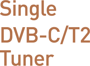 Single DVB-C/T Tuner
